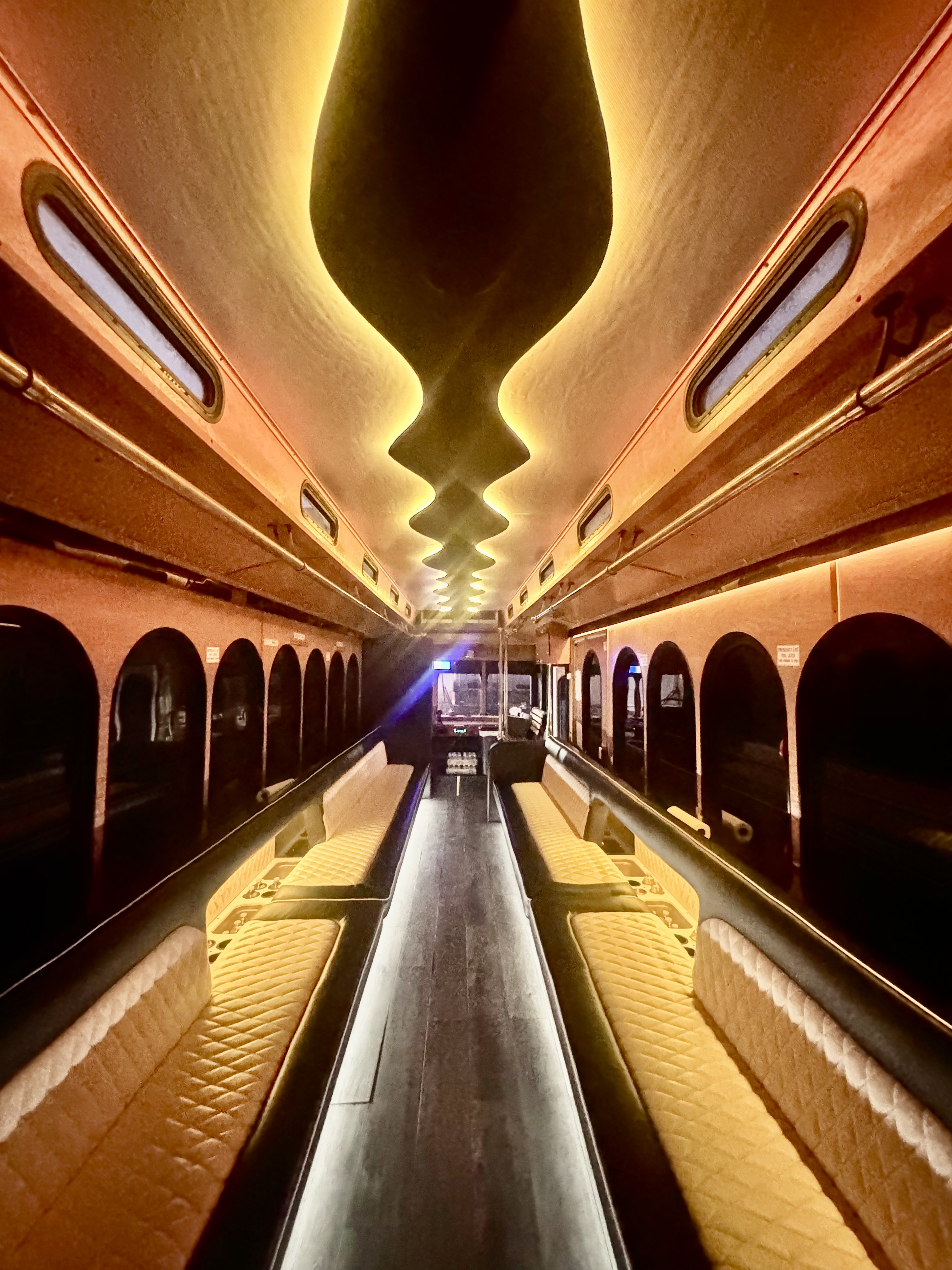 Trolley Limo Interior